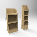 Stand din carton ONE - Natur - Image 6