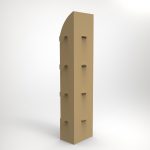 Stand din carton ONE - Natur - Image 3