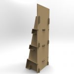 Display modular din carton pentru carti - Natur - Image 3
