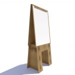 Flipchart ecologic din carton - dublă față - 70 x 100 cm - Image 3