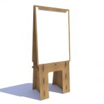 Flipchart ecologic din carton - dublă față - 70 x 100 cm - Image 4