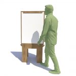 Flipchart ecologic din carton - dublă față - 70 x 100 cm - Image 6