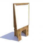 Flipchart ecologic din carton - dublă față - 70 x 100 cm - Image 7