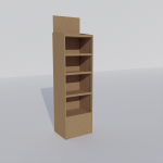 Display raft din carton Border - Natur - Image 2