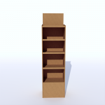 Display raft din carton Border - Natur - Image 4